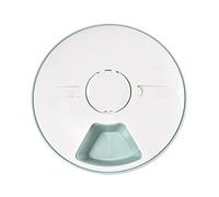BaoFufc Automatic Programmable for Cat Pet Feeder 6x128ml Meal Timing Voice Record Meal Call Timer Setting for Cat and Dog Programmable Cat Feeder, Green