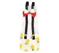 BaoFufc Banana Pineapple Print Duck Diaper Chicken Adjustable Washable Reusable Diaper Nappy with for Poultry, Small