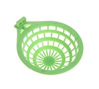 BaoFufc Bird Nest for Cage Plastics Breeding Nests Hollow Basket Hatching House for Budgies Parakeets Cockatiels Conures Bird Feeder Stand, Green