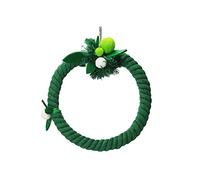 BaoFufc Bird Perch Parrot Swing Stand Chewing Toys Hanging Cotton Rope Cage Toy for Small Finches Budgies Macaws Love Birds Cotton Rope Perches for Bird Cages, Flushed green