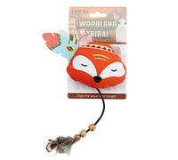 BaoFufc Canvas for Toy for Pet for Cat Bright Colored Rat Play-Catch Kitten Interactive Feather Toys for Indoor Cats Cat Chew Toy