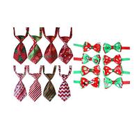 BaoFufc Christmas Lovely Dog Bows Tie Accessories Grooming Puppy Small Bowknot 16 Pcs Lovely Decor Topknot Supplies Pet Grooming Products