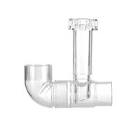 BaoFufc Clear Aquarium Skimmer with Transparently Pipe Spin Surface Inflows Outflows Water Plant Tank Filter Fish Tank Oil Film Remover