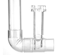 BaoFufc Clear Aquarium Skimmer with Transparently Pipe Spin Surface Inflows Outflows Water Plant Tank Filter Fish Tank Oil Film Remover, Style1