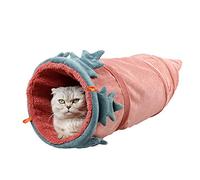 BaoFufc Corduroy Flannel for Cat Tunnel for Cat Tunnel Pet Tube Collapsible for Play Toy Indoor Outdoor Toys for Puzzle Exercisi Katzenspielzeug Interaktiv Elektrisch