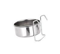 BaoFufc Dog Bowls Stainless Steel Cups with Hanger for Cat Cage Kennel Hanging Bowl Metal Food Water Feeder for Ferret Rabb Stainless Steel Bowls Hanging