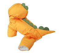 BaoFufc Dog Jumpsuit Winter Coat Dinosaur Dog Costume Hoodie Dog Dog Coat with Hood Dog Jumpsuit Costume Dog Clothes Dinosaur Dog Costumes for Large Dogs