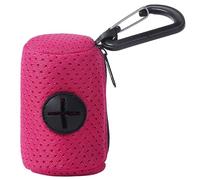 BaoFufc Dog Poop Collection Bag Dispenser, Handy Pet Waste Bag Dispenser, Pet Waste Bag Holder, Rose Red