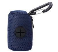 BaoFufc Dog Poop Pickup Bag Dispenser Convenient Pet Waste Bag Dispenser For Dog Pooper Pet Outdoor Walking Poop Bag Holder Pet Waste Bag Holder, Navy blue