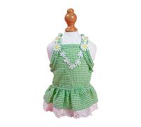 BaoFufc Dog Princess Dress for Big Day Puppy Floral Dress Lace Puppy Cats Small Dogs Holiday Party Dog Skirts for Dogs Girl