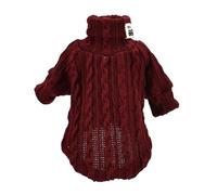 BaoFufc Dog Winter Sweater Warm Dog Clothes for Small Dogs Turtleneck Windproof Pet Clothes Kitten Cat Christmas Sweater for Small Dogs Sweater
