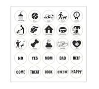 BaoFufc Easy Carry Voice Sound Button for Dog Teach Dog to Talk Gift for Pet Owner Communication Pet Training Button Stickers