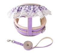 BaoFufc Escap-Proof Pet Harness for Cats Adjustable Vest for Puppy Dog Lace Comfortable Kitten Walking Harness Leash Cat Harness and Leash