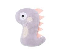 BaoFufc for Cat Toy Filled Chew Interactive Kitten Training Toy Self-Entertainment for Indoor Cats Cute Plush Animals 6 Catnips Filled Cat Toy, Grey Dinosaur