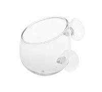 BaoFufc Glass Plant Cups with Suction Cups for Water Planting Mount Landscaping Clear Glass Plant Holders with Suction Cups Glass Plant Holders for Aquariums