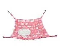 BaoFufc Hamster Hanging Hammock Small Animals 2-Layer Warm Bed Hideout Cage Accessories for Ferret Chinchilla Hamster Hanging Hammock
