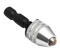 BaoFufc Impacting Drill Adapter Drill Bit Adapter For Impacting Driver Converters Keyless Drill Chuck Adapter 0.3-3.5mm Clamping