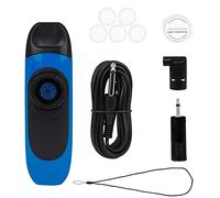 BaoFufc Kazoo Electric Kazoo Adjustable Sound Musical Instrument Professional Kazoo with Flute Diaphragm Adapter and Neck Strap Kazoo Digital Wind Instrument Blue