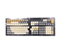 BaoFufc Keycaps XDA Profile PBT Keycaps for 61/64/68/75/87/98/104 Keyboards Gamers Coder Dye-Sublimation Cute Keycap Replacement Ergonomic Keycaps