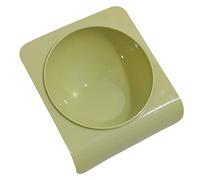 BaoFufc Large Capacity Neck Protectors Dog Feeding Water Bowl for Pet Thick Smooth Food and Water Dishes Feeding Bowls for Small Dogs Cat Feeding Bowl Plastics Large Capacity Bowl, Green