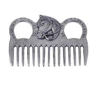 BaoFufc Mane Combs Professional Pet Grooming Comb for Dogs Cats Metal Rounded Teeth Compact Size 3.9 Inch Length Horse Grooming Comb