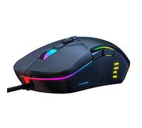 BaoFufc Mouse Computer Mouse USB with 7 Keys Adjustable 6400dpi Black Surfing Mouse for Laptop Desktop Notebook Mouse and Keyboard Gaming Mouse for Laptop Mouse for Pc Gaming