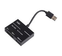 BaoFufc Multi-Port USB3.0 Hub with MS M2 Card Reader 2 in 1 Docking Station SSD with 3 USB 3.0 Ports 5Gbps Fast USB Hub Docking Station for Laptop