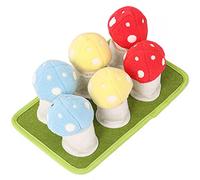 BaoFufc Nosework Mushroom Blanket Removable Mushroom Mental Stimulating Food Puzzle Toys with Stress Relief Slow Feeding Training Toys for Dogs