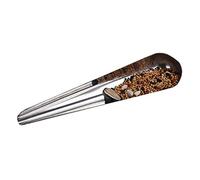 BaoFufc Parrot Feeding Spoon Stainless Steel Metal Chicken Feed Manual Feeder Care Tool for Budgies, Conures, Parakeets