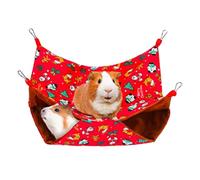 BaoFufc Pet Cage Hammock Small Animal Warm Christams Bed Hideout Swing Toy for Hamster Chinchilla Squirrel to Clean Small Animal Hammock Hanging Bed Rat for Cage Hanging Hammock Hamster