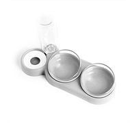BaoFufc Pet Cat Bowl Automatic Feeder 3-in-1 Dog Cat Food Water Bowl Pet Feeder and Waterer Dish Bowls for Cats Pet Cat Bowl Automatic Feeder 3-in-1, Gray