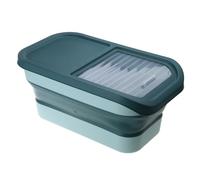 BaoFufc Pet Food Storage Container Big Capacity Dog Food Container For Cat Food Container 6-7Kg Large-capacity Moisture-Proof Dog Food Container Capacity Airtight, Misty blue