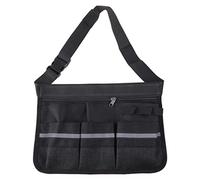 BaoFufc Portable Waist Bag KTV Dining Tool Storage Bag Hotel Restaurant Waiter Waist Belt Tool Bag With Pockets Waist Belt Bag For Phone For Women Fashion For Women Sports Leather For Men, Black