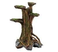 BaoFufc Resin Aquatic-Plant Resin Fish Tank Artificial Aquarium Tree Trunk Simulation Tree Trunk for Reptiles Shelter Artificial Trees