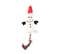 BaoFufc Squeaky Dog Toy Christmas Plush Dog Toy for Aggressive Chewer Interactive Squeaky Plush Chew Toy Stuffed Dog Toy Interactive Dog Toy for Small Dog Boredom