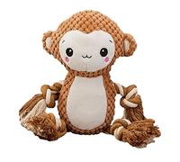 BaoFufc Stuffed Dog Toys Crinkle & Squeak Plush Dog Toy Funny Lion-Shape Interactive Chew Toys for Dogs Protect Furniture Dog Toy for Teething Puppies