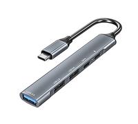 BaoFufc USB 3.0 Hub 5 in 1 USB Hub Adapter 5Gbps HighSpeed Data Transmission Docking Station for Laptop Mobile and More Docking Station for Laptop USB C 5 in 1 Laptop