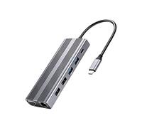 BaoFufc USB C Hub 3.0 Multi USB Splitter 12 Ports Multiple Expander No Driver Required Plug and for Play for PC for for Laptop Docking Station with Ethernet with USB Ports with