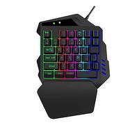 BaoFufc V500 35 Keys Left Hand Gaming Keyboard Analog Controller Input One-Handed Die Cuts for Card Making