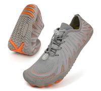 Baofular Barefoot Water Shoes Womens Mens Beach Shoes Quick Drying Swim Aqua Sea Shoes for Swimming Pool Surfing Diving Boating Snorkeling Grey 8 UK 42 EU