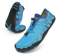Baofular Barefoot Water Shoes Womens Mens Beach Shoes Quick Drying Swim Aqua Sea Shoes for Swimming Pool Surfing Diving Boating Snorkeling Blue 4 UK 37 EU