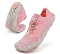 Baofular Barefoot Water Shoes Womens Mens Beach Shoes Quick Drying Swim Aqua Sea Shoes for Swimming Pool Surfing Diving Boating Snorkeling Pink 8 UK 42 EU