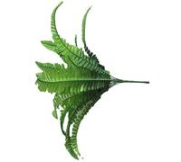 BAOFUYA 2 Pieces 18 Heads Artificial Persian Leaves Plastic Greenery Shrubs for Home Garden Office Wedding, Style Decoration for Bedroom Restaurant