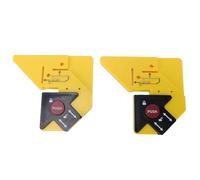 BAOFUYA 2Pcs Wood Trim Guide, Adjustable Reveal Setting Time and Labor Saving Wooden Carpentry Tools Carpentry Aid for Accurate Jamb Marking