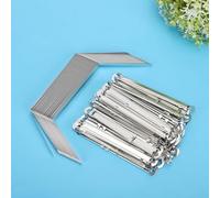 BAOFUYA 50PCS Clamp/Holder Fixer from Iron Playstock for 350 Haces A4 Paper, File Losses of The Superordinate Metal Material for The Use of School and Office