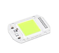 BAOFUYA 50W Aluminum Board Chip LED Light Source, Super Bright COB LED Emitter for Indoor Plant Growth, Veg and Bloom with Blue, Red, Green Colors, AC220V, Full Spectrum, High-Grade (Green Light)