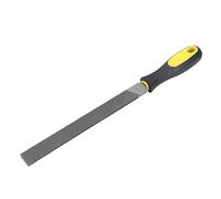 BAOFUYA A Flat File Affair with A Soft Cut Capacity, Comfortable Membership Without Slipping, Suitable for The Engineering Workshop, 1 X 1 Steel File (8-inch Middle Teeth Flat File with Handle)