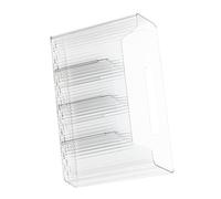 BAOFUYA Adhesive Wall Mounted Storage Box, PET No Drill Wall Organizer with Large Capacity, Peel and Stick Vertical Storage for Bathroom Kitchen Cabinet Pantry Laundry Room