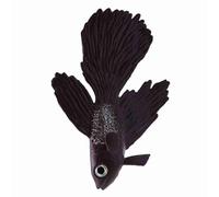 BAOFUYA Artificial Small Fish Life Lake Tank Decoration for Aquarium Decoration Effect, Non - Silicone Material, Which Is Easy to Clean for Fish Tankers (No. 2 brown beef fish)