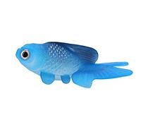 BAOFUYA Artificial Small Fish Life Lake Tank Decoration for Aquarium Decoration Effect, Non - Silicone Material, Which Is Easy to Clean for Fish Tankers (No. 4 Blue Goldfish)